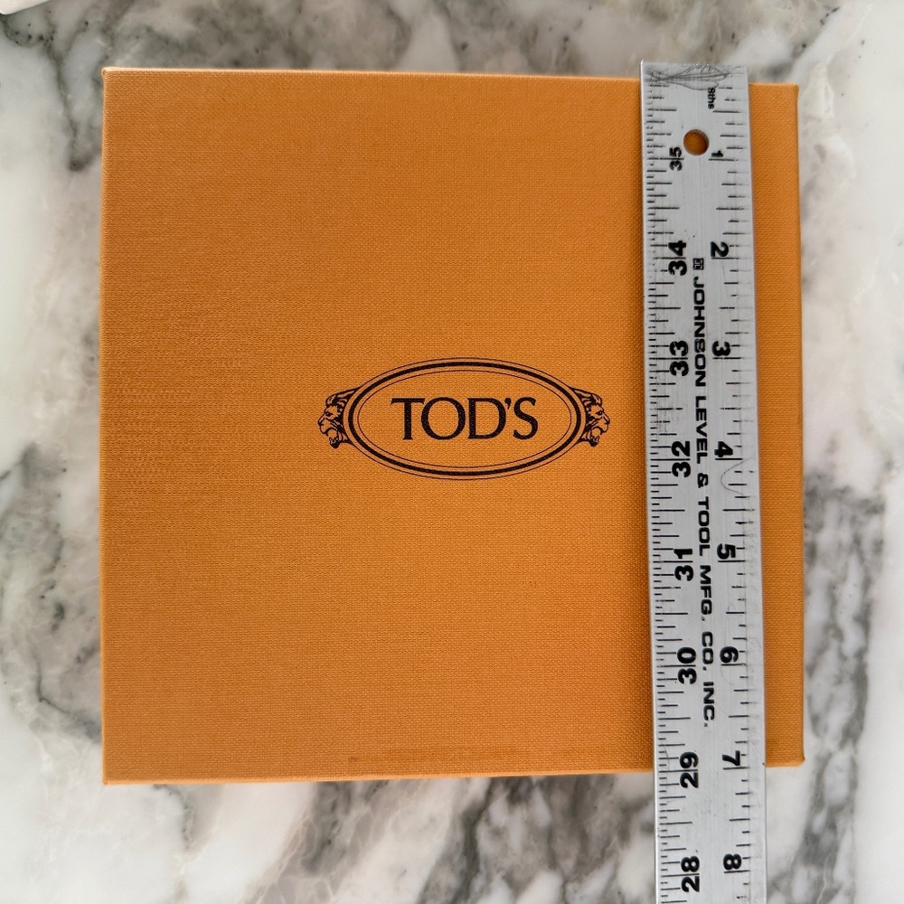 Authentic Tod's Gift Box Luxury Empty Packaging 7” X7”